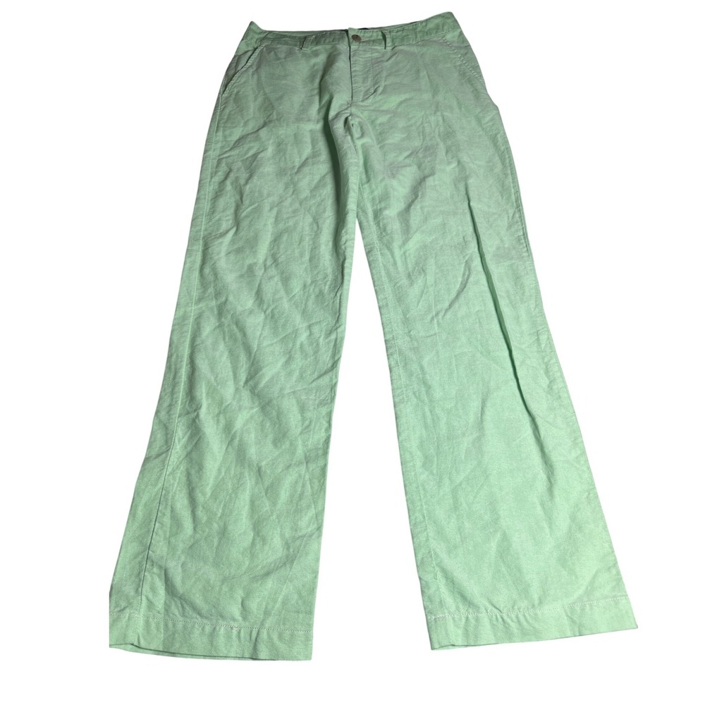 Boys Mint Green Oxford Pants Straight Leg Polo Ralph Lauren 14